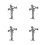 4Pcs Grey Plastic Mini Gym Workout Models for Dollhouse DIY Layout 5
