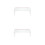 2Pcs Manicure Wrist Support Pillow Acrylic Hand Rest Transparent 6
