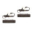 2Pcs Wear-Resistant Coffee Flute Shoulder Bag Protective Carrying Case 7
