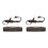 2Pcs Wear-Resistant Coffee Flute Shoulder Bag Protective Carrying Case 6