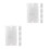 10Pcs Transparent Plastic Id Holders with Side Insert for Easy Display 5