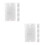 10Pcs Transparent Plastic Id Holders with Side Insert for Easy Display 8