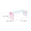 2Pcs Manicure Wrist Support Pillow Acrylic Hand Rest Transparent 4