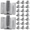 400Pcs Silver Metal Candle Wick Tabs for DIY Candle Making 1