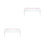 2Pcs Manicure Wrist Support Pillow Acrylic Hand Rest Transparent 8