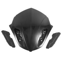 Motorcycle Windshield WindScreen Visor Viser for  NVX 155 V1 / Aerox 155 / NVX V2 2021 Black
