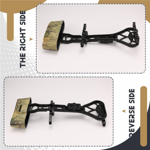 Archery  Quiver Arrows Quiver for 6 Arrows for Compound Bow Accessories(Black+Camouflage) 2