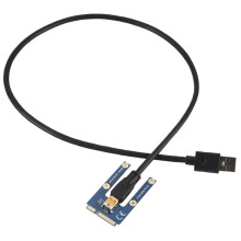 USB 3.0  PCI-E to PCIe PCI Express 1X to 16X Extender Riser Card Adapter Extension Cable for Bitcoin Miner Mining