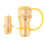 1/2 Inch Solid Brass Gas Propane Quick Connect Disconnect Fitting Connector Adapter 8