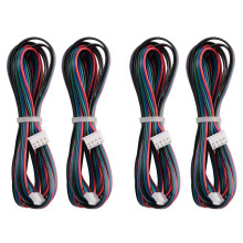 4Pcs 2M Motor Connector Cables XH2.54 4Pin to XH2.0 6Pin White Terminal Paralled Motor Wires for 3D Printer Stepper