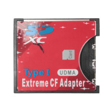 New to CF Card Sleeve Supports Wireless WIFI Card Type i Adapter SLR Camera Red
