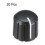 20St 15X13.5Mm Plastpotentiometer Vridknapp för 6Mm Diameter D Typ Skaft Gitarr Volymknopp. 4
