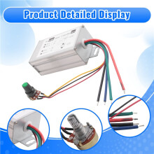 Controlador de Velocidade Do Motor DC9V 12V 24V 48V 60V 20A PWM Driver Do Regulador Do Controlador de Velocidade Do Motor 0-1200W Corrente AjustáVel