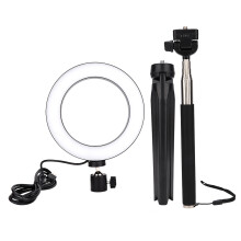 LED-ringlys med USB-drevet design, tre lysmoduser og justerbar lysstyrke for direktestrømming, sminkebelysning, videokonferanse