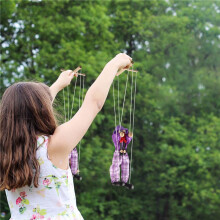 4 Packs Clown Marionette Toys Pull String Puppet Kid Toys for Parent Child Interactive Toys Kids Best Gift