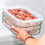 Lunch Meat Container for Refrigerator Bacon Preservation Box Bacon Storage Keeper Food Storage Solution Detachable 3