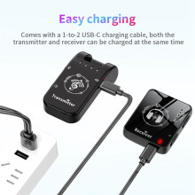 2.4GHz Wireless Earphone Monitor Transmission System Stage Audio Headphone Transmitter and Receiver