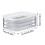 Lunch Meat Container for Refrigerator Bacon Preservation Box Bacon Storage Keeper Food Storage Solution Detachable 6