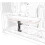 GPU Support Frame Adjustable GPU Brace Prevent Sagging Video Card Support Bracket for Chassis 12cm Fan Position White 8