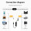 Stereo Audio Isolatie 3,5 mm Luidspreker Audio Ruis Ruis Common Ground Filter Eliminator GROUND LOOP Isolator 4