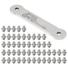 MUQZI 50PCS Pedals Bolts MTB Road Bike Pedal Fixed Screw Studs Non-Slip Pin Pedales Parts with Wrench Tool