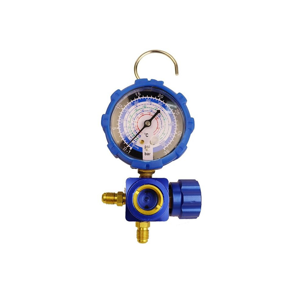 Air Condition Gauge For R410a R22 R134a R404a Refrigerants Manifold Gauge Manometer Valve With Visual Mirror 500Psi 4711485233888