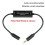 Stereo Audio Isolatie 3,5 mm Luidspreker Audio Ruis Ruis Common Ground Filter Eliminator GROUND LOOP Isolator 5