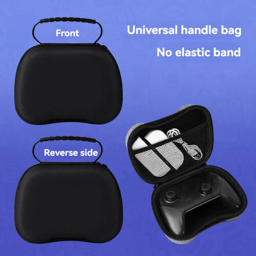 Game Controller Storage Case Carrying Travel Protective Case Controller Hard Shell Handbag Protection Holder Black 2