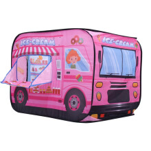 Carpa de Juegos para NiñOs con CamióN de Helados - Casa de Juegos Plegable para Interiores y Exteriores para NiñOs PequeñOs, NiñOs y NiñAs
