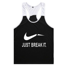 (BlackGray,M)Camiseta sin mangas sin mangas musculares de gimnasio para hombre Camiseta culturismo Deporte Vestus Fitness