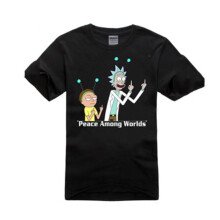 (T7,S)Rick And Morty Pattern Printing T Shirt Clothes Round Neck Short Sleeved Shirt