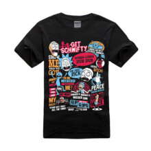 (T12,L)Rick And Morty Pattern Printing T Shirt Clothes Round Neck Short Sleeved Shirt