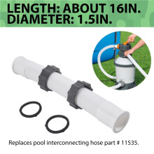 Pool Sand Filter Pump Hose-11535 Interconnecting Hose Replacement for 16 Inch Sand Filter Pumps & Saltwater Systems