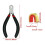 Bow String Nocking Points Set with T Square Ruler Nocking Buckle Pliers and 8pcs Nocking Buckle Set, Black 7