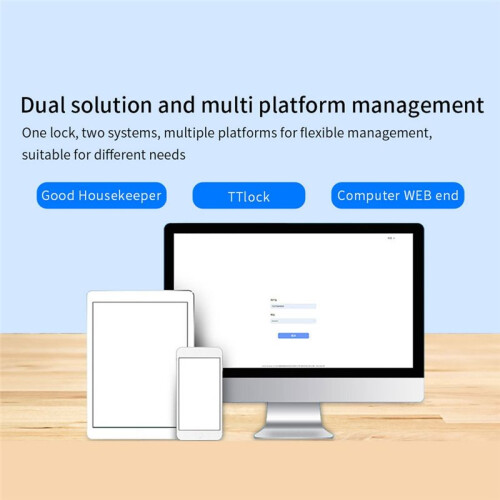 TTLock Face Recognition Access Control Keypad Standalone Waterproof Fingerprint Access Controller for Door Lock-B 2