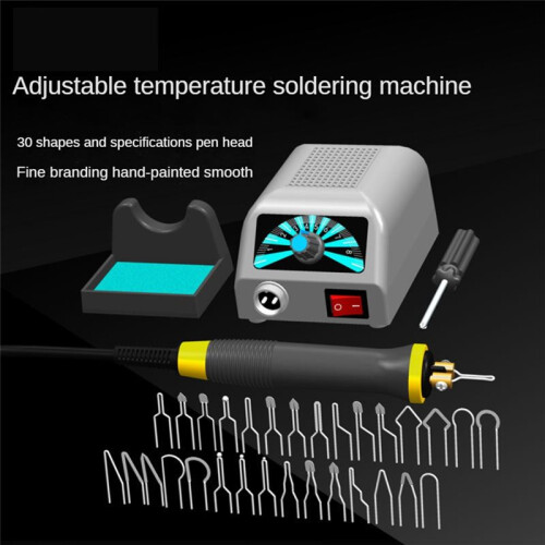 LH20 Wood Burning Tools, Adjustable Temperature Wood Burner Kit, Beginner  Wood Burning,Pyrography Machine,EU Plug 1