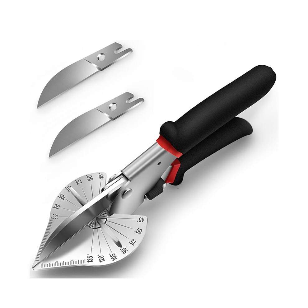 Multi Angle Miter Shears Miter Scissors For Soft-Wood Plastic Pvc Moulding Shoe Molding Angular Trim Cutter Tool 4712950949099