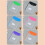 Binder Pocket Organizer Folders, 12 Pack Expandable Folders Plastic Envelopes Binder Folders for 2/3/4 Ring Binder 6