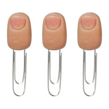 Realistic Finger Bookmark, Funny Finger Bookmark,Finger Paperclip Bookmark Set,3D Finger Unique Bookmarks 3pcs