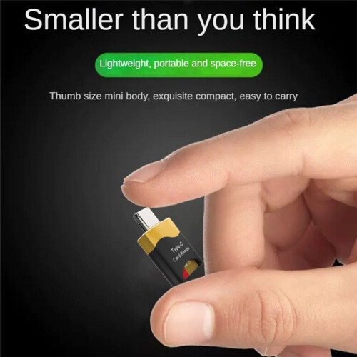 Type-C Card Reader Mobile OTG Card Reader Hidden Card Slot Plug and  Flash Drive TF Card Reader 2