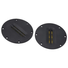 2Pcs Horns 4 Inches Pneumatic Tweeter Aluminum Ribbon Tweeter Ribbon Speaker for Ribbon Tweeter Tweeter Heads Horns