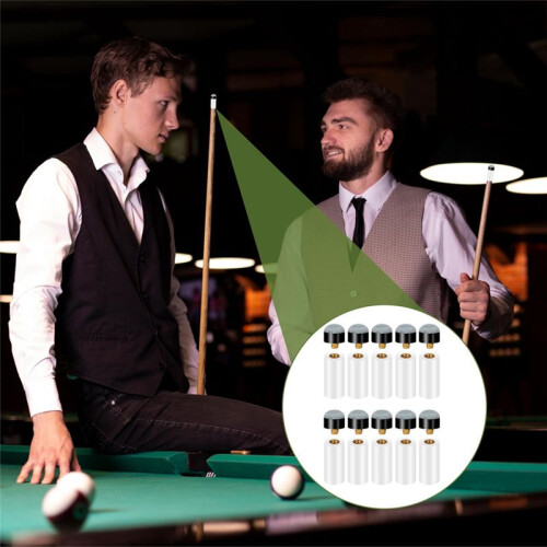 Billard-Queue-Spitzen mit Queue-Ferrulen zum Anschrauben, 12 mm Queue-Spitzen 2
