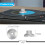 Record Weight Clamp Audio LP Vinyl Turntables Disc Stabilizer LP Disc Stabilizer Turntable Clamp HiFi Silver 8