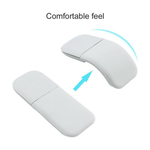 4.0 Touch Mouse - Soft Folding Mice Silent Office for PC Laptop White 2