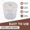 Resin Bubble Remover 3L - Quick, Efficient Vacuum Degassing for Epoxy, UV Resin, Silicone Eu Plug 2