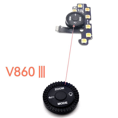 Replacement Model Dial for  V860 III Flash - Durable & Easy to Install Repair Part 1