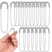 Extra Grote Veiligheidsspelden, Zwaar Uitgevoerd, 3 Inch - 20 Stuks Spiraalloze Spelden, Naai- en Brochespelden - Gigantische Veiligheidsspelden,