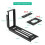 Vertical GPU Mount Bracket,2 Slots  Card Steering Holder with Hardware,EGPU Dock,External GPU Docking Station,B 6