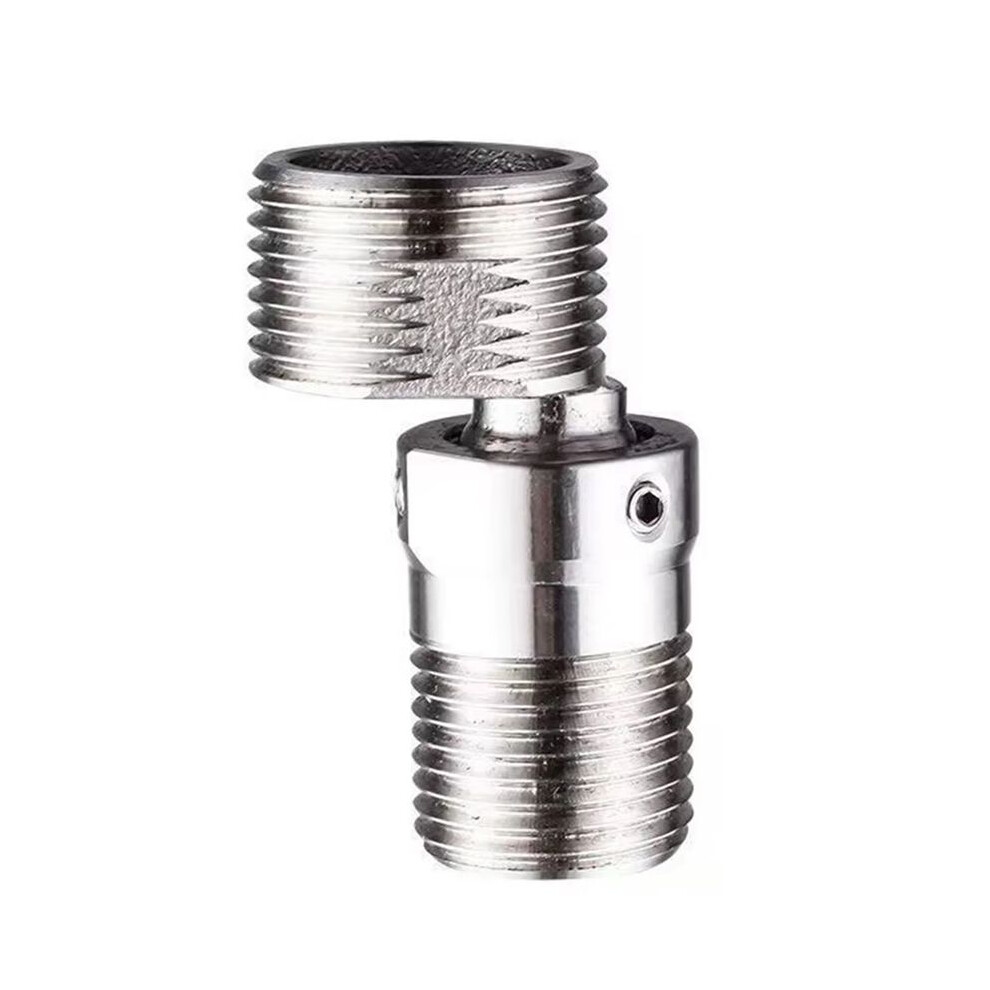 Photos - Cable (video, audio, USB) New Angled Curved Foot 360 Rotatable Angle Adjustment Eccentric Screw Corner Wall Mounted Shower Faucet Adapter