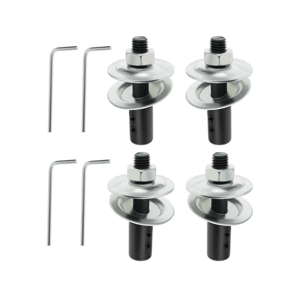 4Pcs Bench Grinder Extension Shaft Arbor Extender 8Mm To 10Mm With Wrench And Washer For Polisher Sander 4712443505825